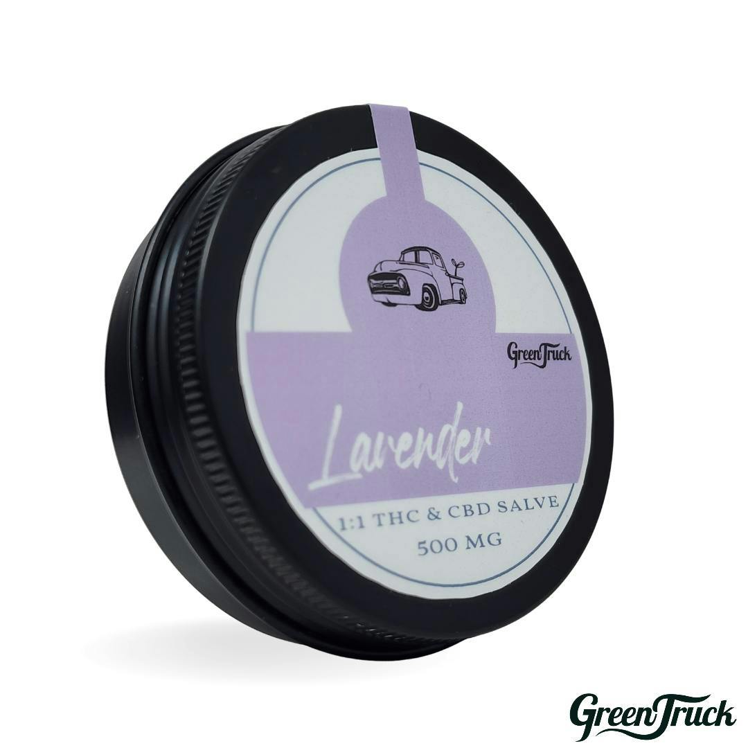 Green Truck - 1:1 THC/CBD Salve - Lavender (500 MG THC/500 MG CBD) - 1