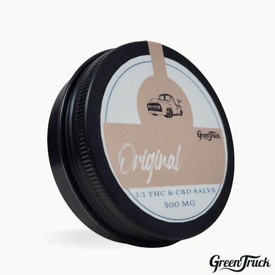 Green Truck - 1:1 THC/CBD Salve - Original (500 MG THC/500 MG CBD) - 1