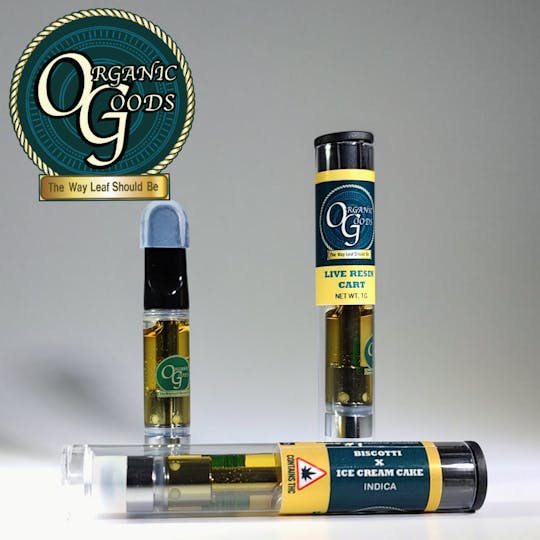 Organic Goods - Organic Goods Cartridge Live Resin Biscotti x Ice Cream Cake 1 G - 1