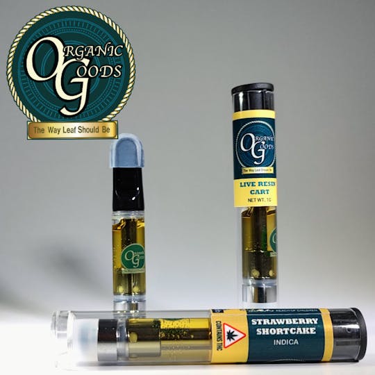 Organic Goods - Organic Goods Cartridge Live Resin Strawberry Shortcake 1 G - 1