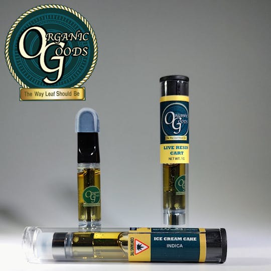 Organic Goods - Organic Goods Cartridge Live Resin Ice Cream Cake 1 G - 1