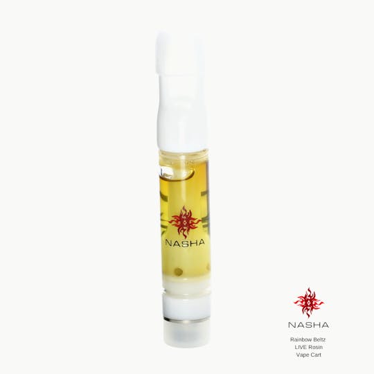 NASHA - Rainbow Beltz Live Rosin Vape Cart 1g - 1