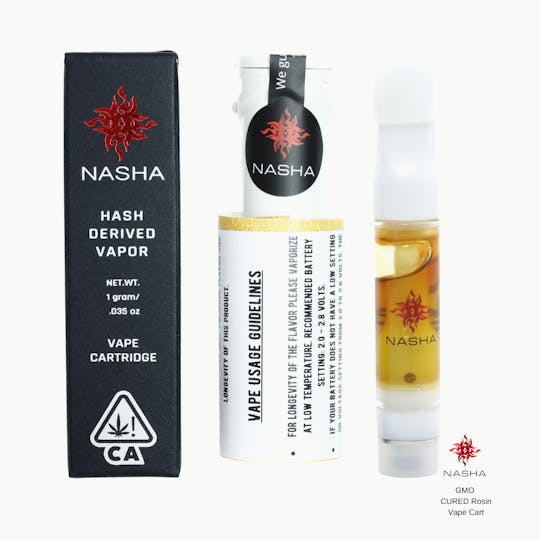 NASHA - GMO Cured Rosin Vape Cart 1g - 1