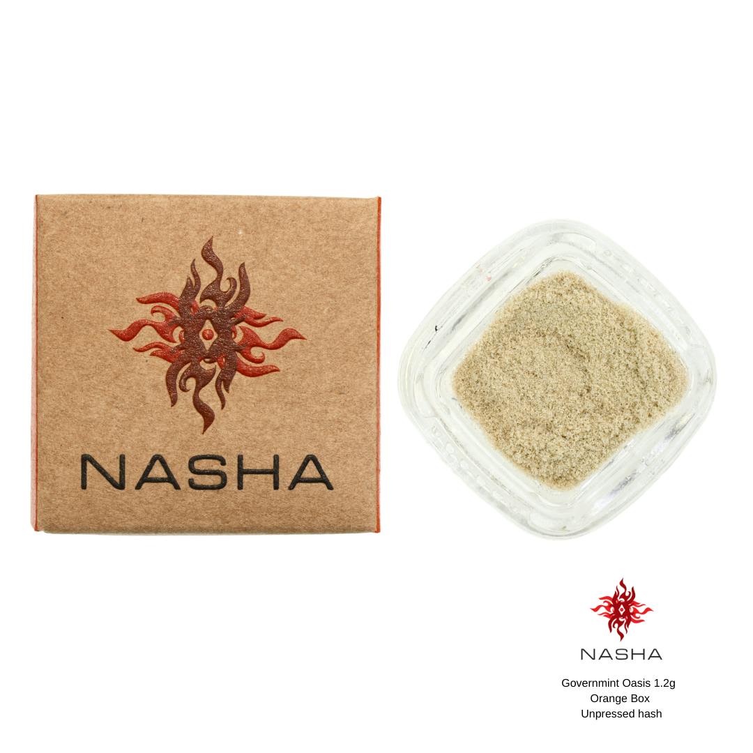 NASHA - GovernMint Oasis 1.2g Orange Unpressed Hash (Bandwagon Gardens) - 1