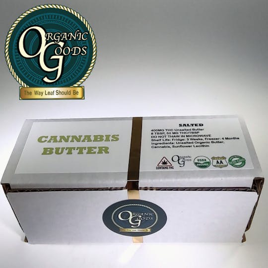 Organic Goods - Organic Goods Cannabis Butter Salted Wedding Cake 400 MG - 1