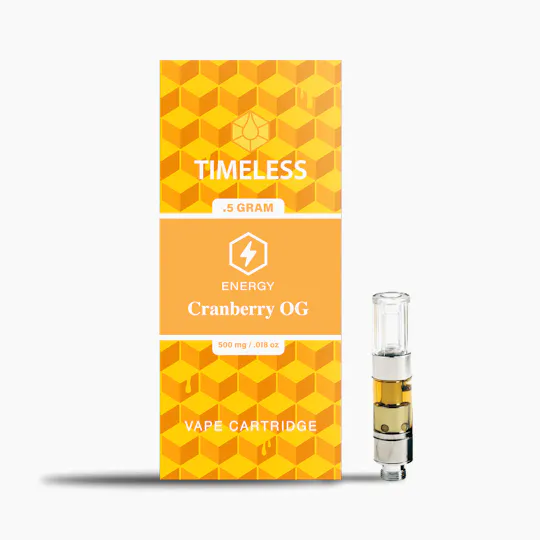 Timeless Vapes - Cranberry OG | ENERGY Cartridge | 0.5g - 1