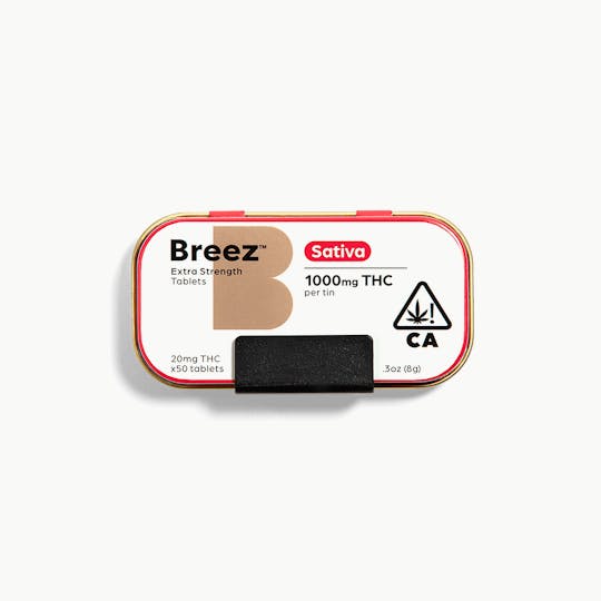 Breez - Breez Extra-Strength Sativa Tablet Tin - 1