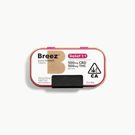 Breez - Breez Extra-Strength Relief 1:1 Tablet Tin - 1