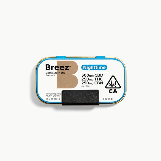 Breez - Breez Extra-Strength Nighttime Tablet Tin - 1