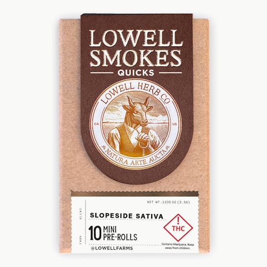 Lowell Herb Co. - Lowell Smokes | 3.5g Pre-Roll Pack | Slopeside Sativa Quicks - 1
