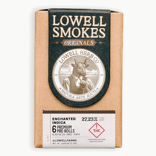 Lowell Herb Co. - Lowell Smokes | 3.5g Pre-Roll Pack | The Enchanted Indica - 1