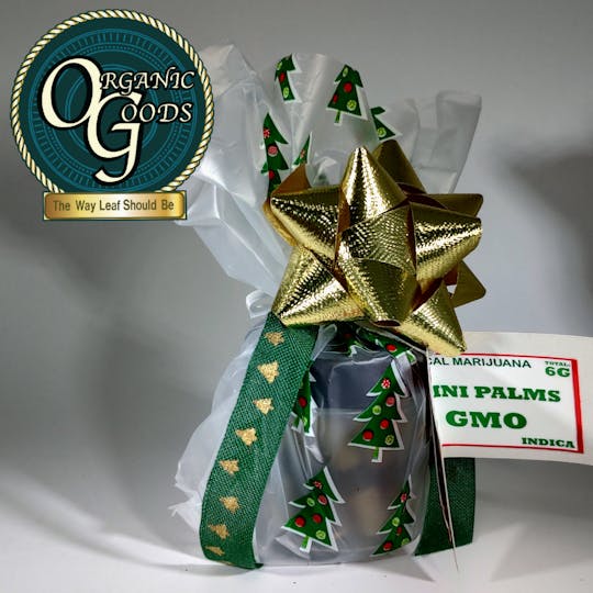 Organic Goods - Gift Wrapped GMO Mini Palms 12 x .5g = 6g - 1