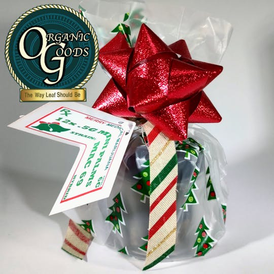 Organic Goods - Gift Wrapped Mac 69 Mini Palms 12 x .5g = 6g - 1