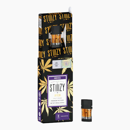 STIIIZY - Vape Cartridge - PURPLE ZKITTLES .5G Live Resin Pod - STIIIZY - 1