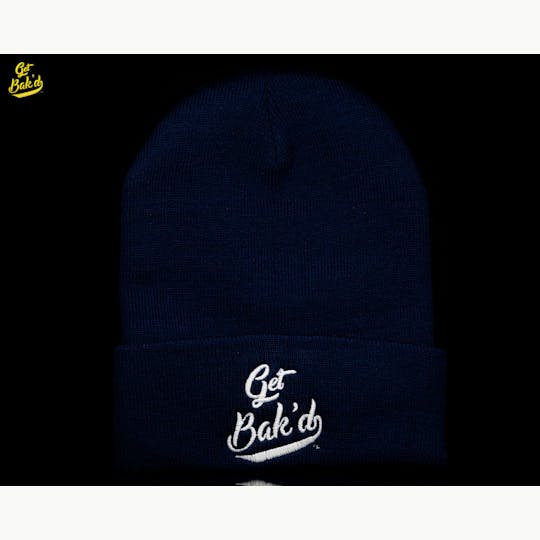 Bak'd - Get Bak'd Classic Beanie (Navy Blue) - 1