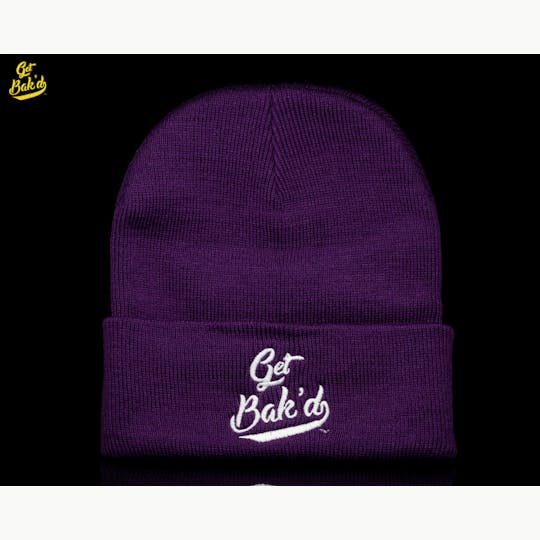 Bak'd - Get Bak'd Classic Beanie (Purple) - 1