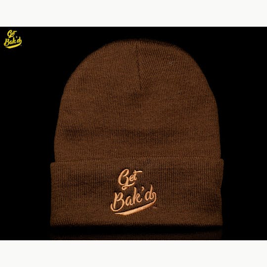 Bak'd - Get Bak'd Classic Beanie (Chocolate Brown) - 1