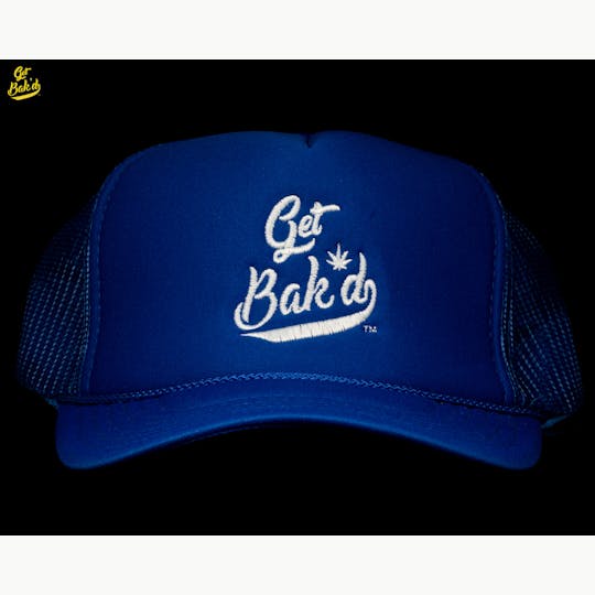 Bak'd - Get Bak'd Spirit Mesh Trucker Snapback Hat (Royal Blue) - 1