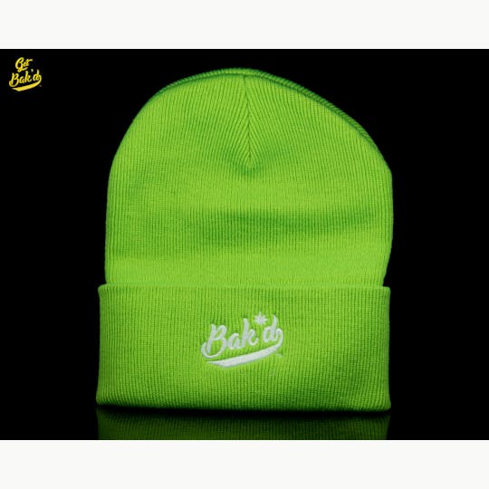 Bak'd - Bak'd Spirit Beanie (Lime Green) - 1