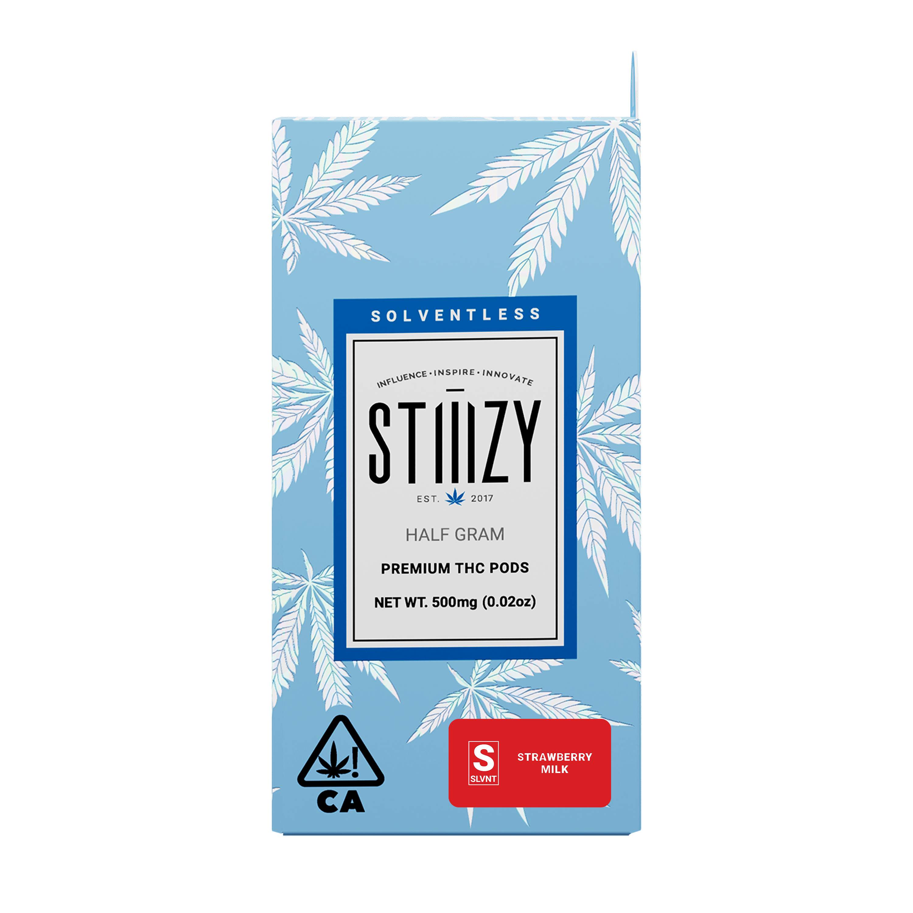 STIIIZY - Vape Cartridge - STRAWBERRY MILK .5G Solventless Live Rosin Pod - STIIIZY - 1
