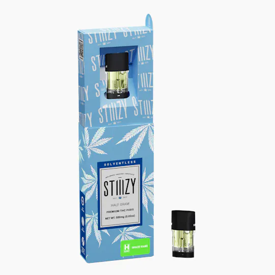 STIIIZY - Vape Cartridge - SPACE CAKE .5G Solventless Live Rosin Pod - STIIIZY - 1