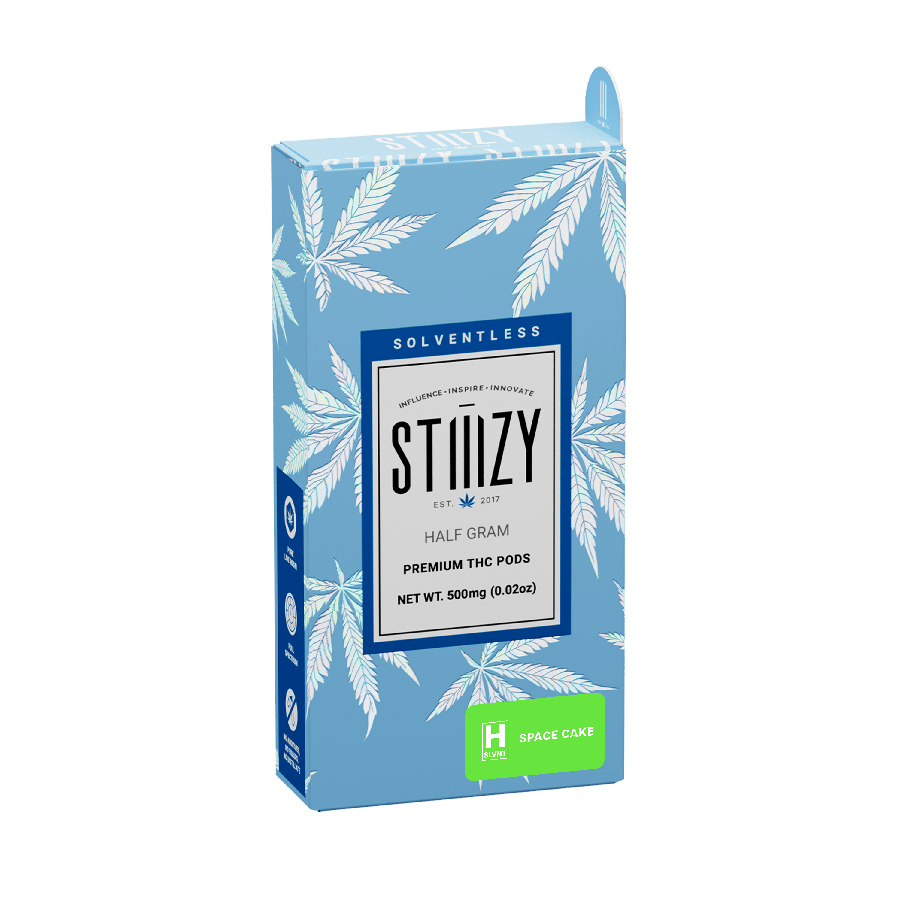 STIIIZY - Vape Cartridge - SPACE CAKE .5G Solventless Live Rosin Pod - STIIIZY - 1