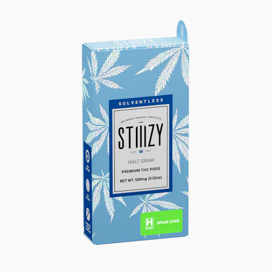 STIIIZY - Vape Cartridge - SPACE CAKE .5G Solventless Live Rosin Pod - STIIIZY - 1