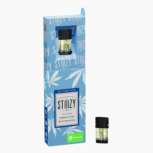 STIIIZY - Vape Cartridge - WHITE PAPAYA .5G Solventless Live Rosin Pod - STIIIZY - 1