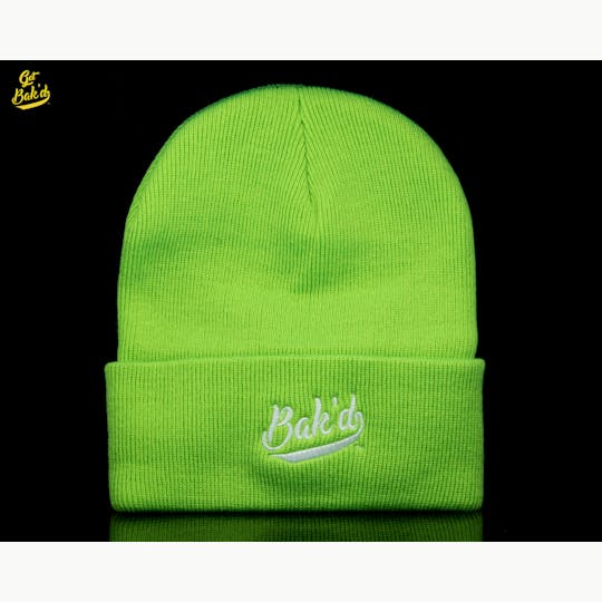 Bak'd - Bak'd Classic Beanie (Lime Green) - 1