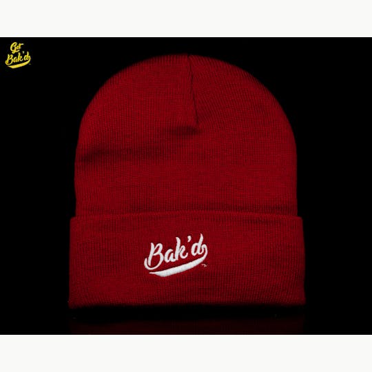Bak'd - Bak'd Classic Beanie (Maroon) - 1