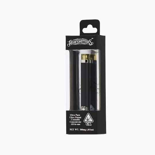 Heavy Hitters - Cloudberry | Indica - Ultra Extract High Potency Oil - 0.3G All-In-One Vape - 1