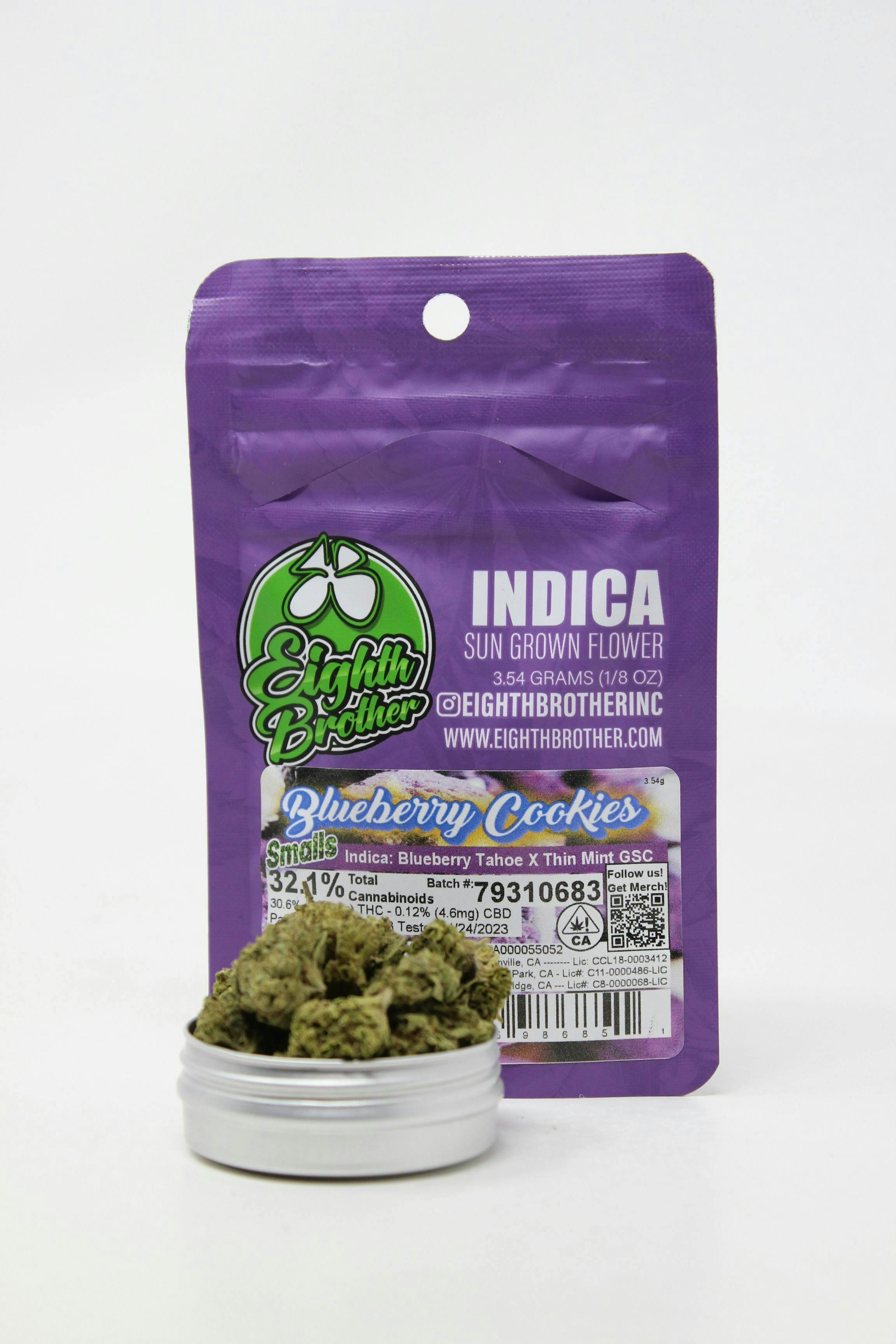 Eighth Brother - Eighth Brother | Blueberry Cookies | Smalls | 3.54g - 1