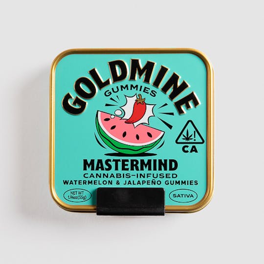 Breez - Goldmine Gummies Mastermind Watermelon & Jalapeño Tin - 1