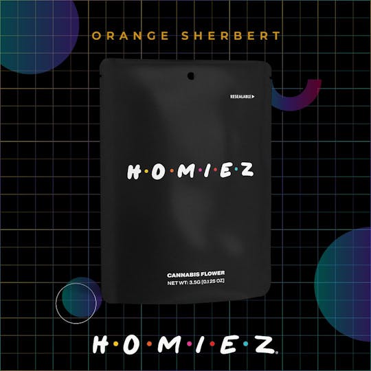 Dispo - Orange Sherbert • 5 Pack Pre-Rolls • HOMIEZ • REC - 1