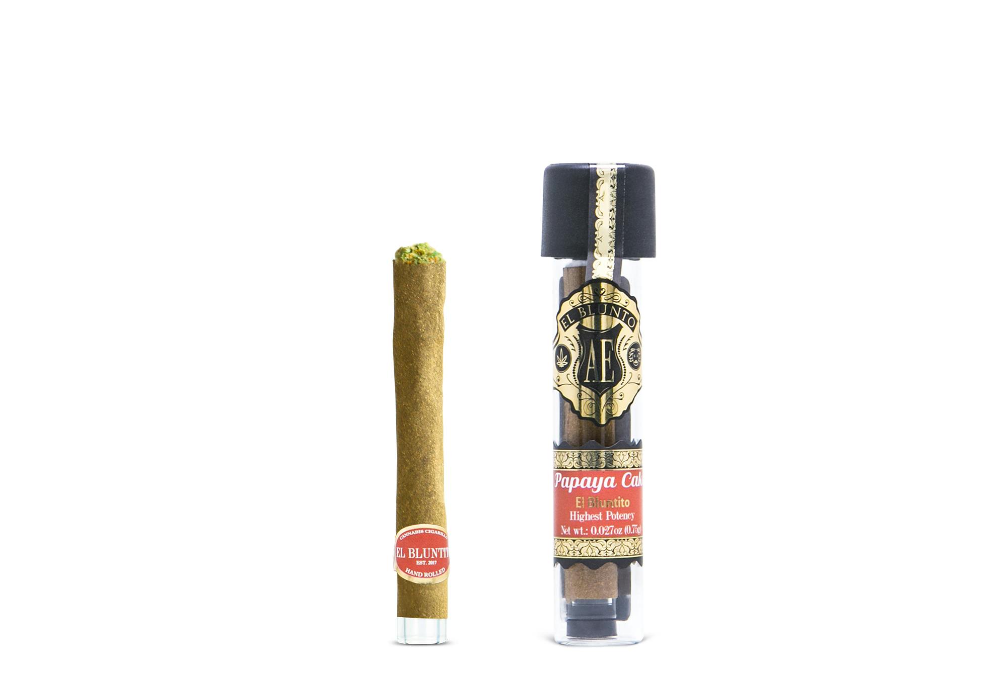 El Blunto by Albert Einstone's - El Bluntito - Papaya Cake - .75G Cigarillo [Mini Blunt] - 1