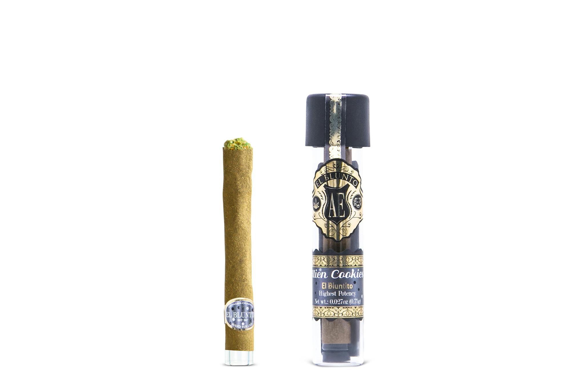 El Blunto by Albert Einstone's - El Bluntito - Alien Cookies - .75G Cigarillo [Mini Blunt] - 1
