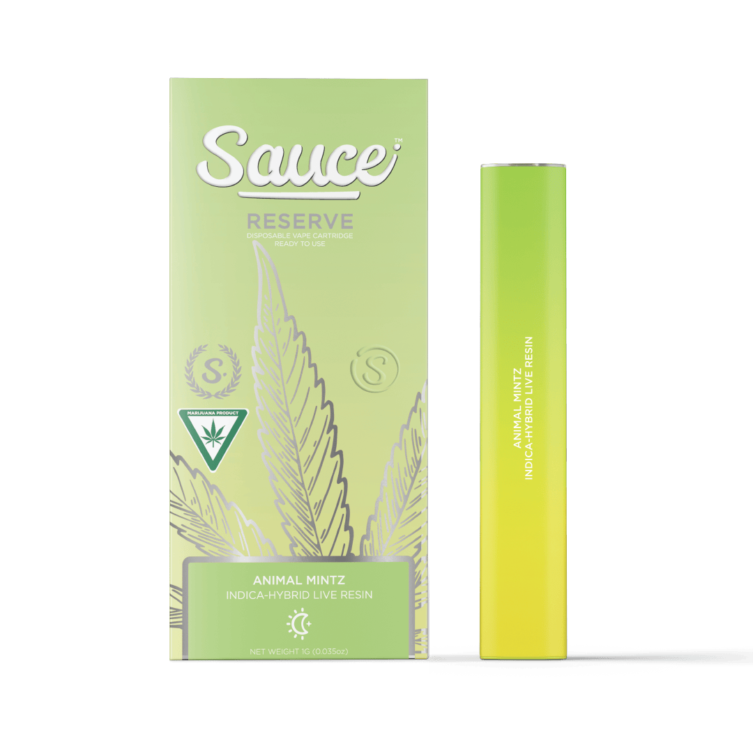 Sauce. - Sauce | Reserve | Animal Mintz | Live Resin Disposable | 1g - 1