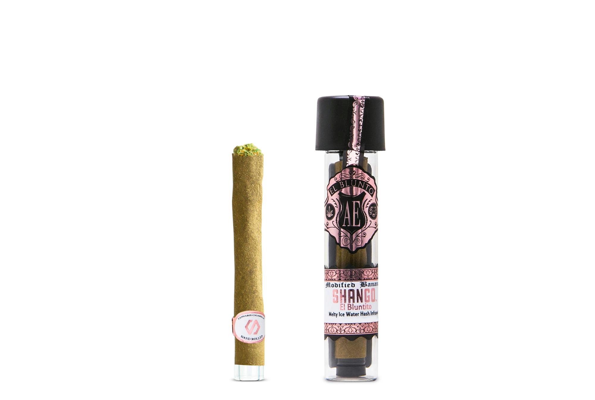 El Blunto by Albert Einstone's - El Bluntito - Modified Banana x Shango - Hash Infused - .85G [Mini Blunt] - 1