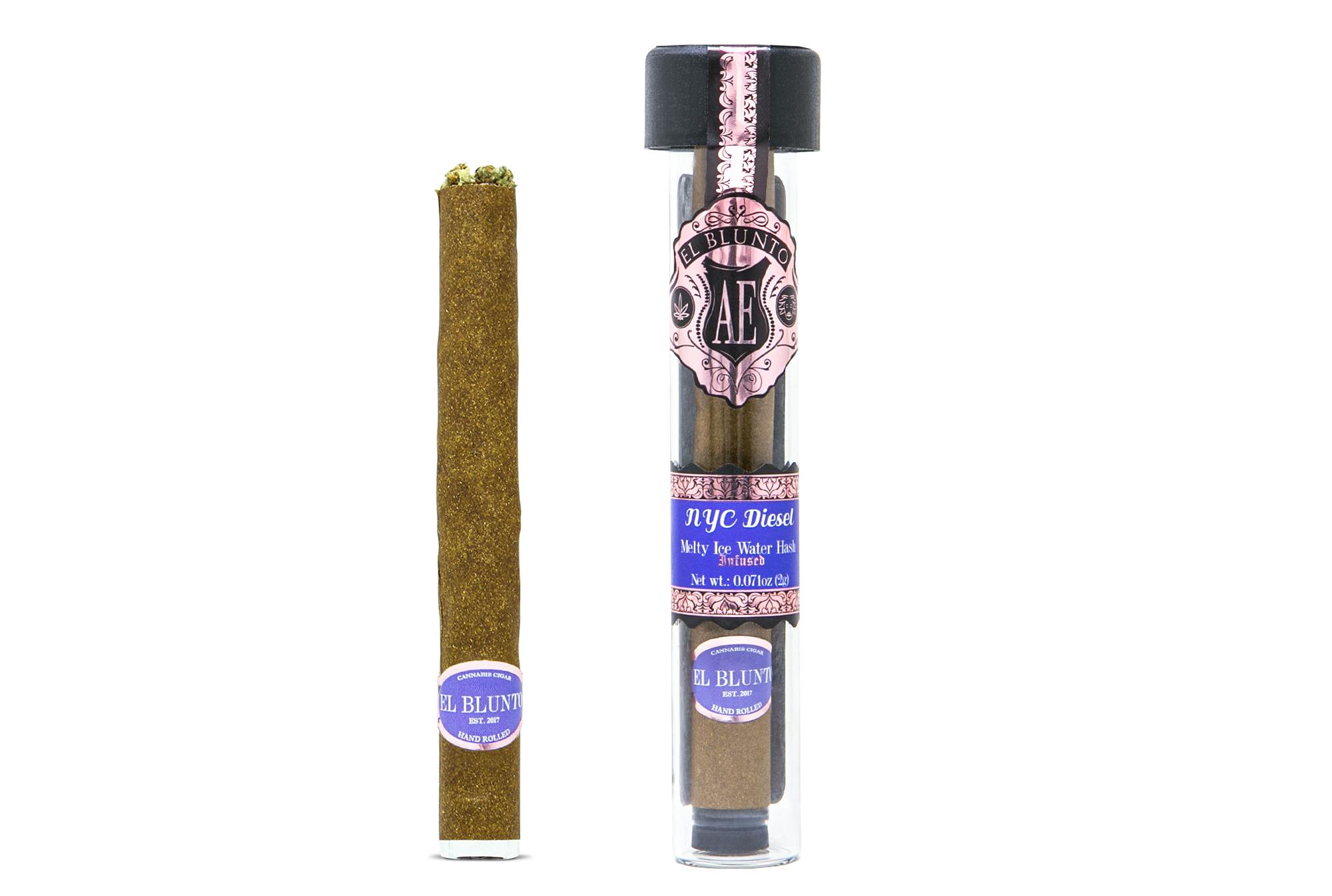 El Blunto by Albert Einstone's - El Blunto - NYC Diesel - 2G Cannabis Cigar - Hash Infused [Blunt] - 1