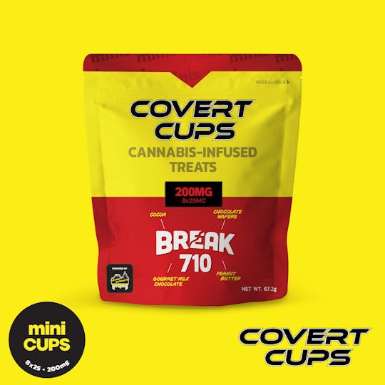 Covert Cups - Break 710 - 200MG Chocolate Cups - Covert Cups - MED - 1