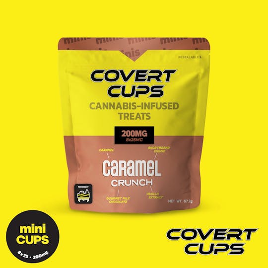 Covert Cups - Caramel Crunch - 200MG Chocolate Cups - Covert Cups - MED - 1