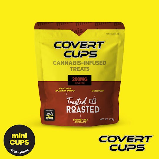 Covert Cups - Toasted and Roasted - 200MG Chocolate Cups - Covert Cups - REC - 1