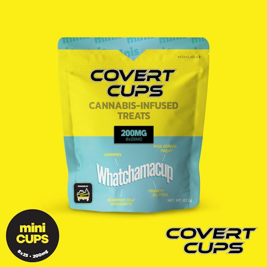 Covert Cups - Whatchamacup- 200MG Chocolate Cups - Covert Cups - REC - 1