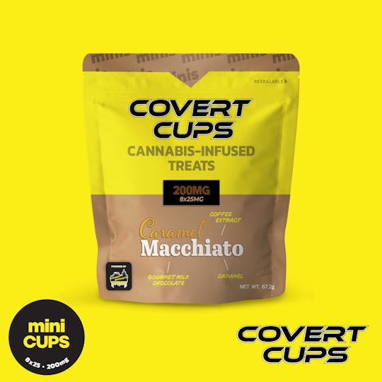 Covert Cups - Caramel Macchiato - 200MG Chocolate Cups - Covert Cups - REC - 1