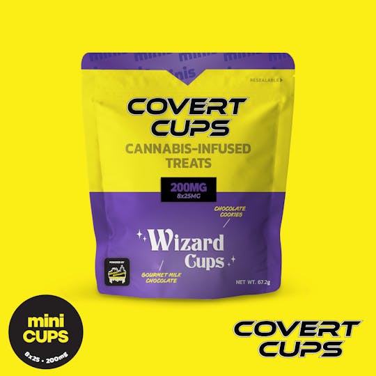 Covert Cups - Wizard Cups - 200MG Chocolate Cups - Covert Cups | REC - 1