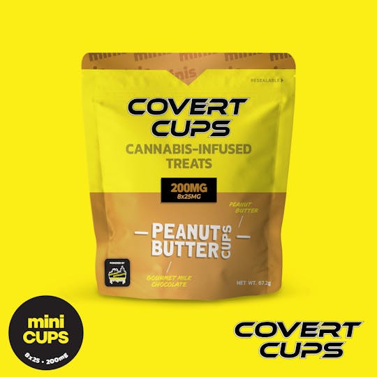 Covert Cups - Peanut Butter - 200MG Chocolate Cups - Covert Cups - REC - 1