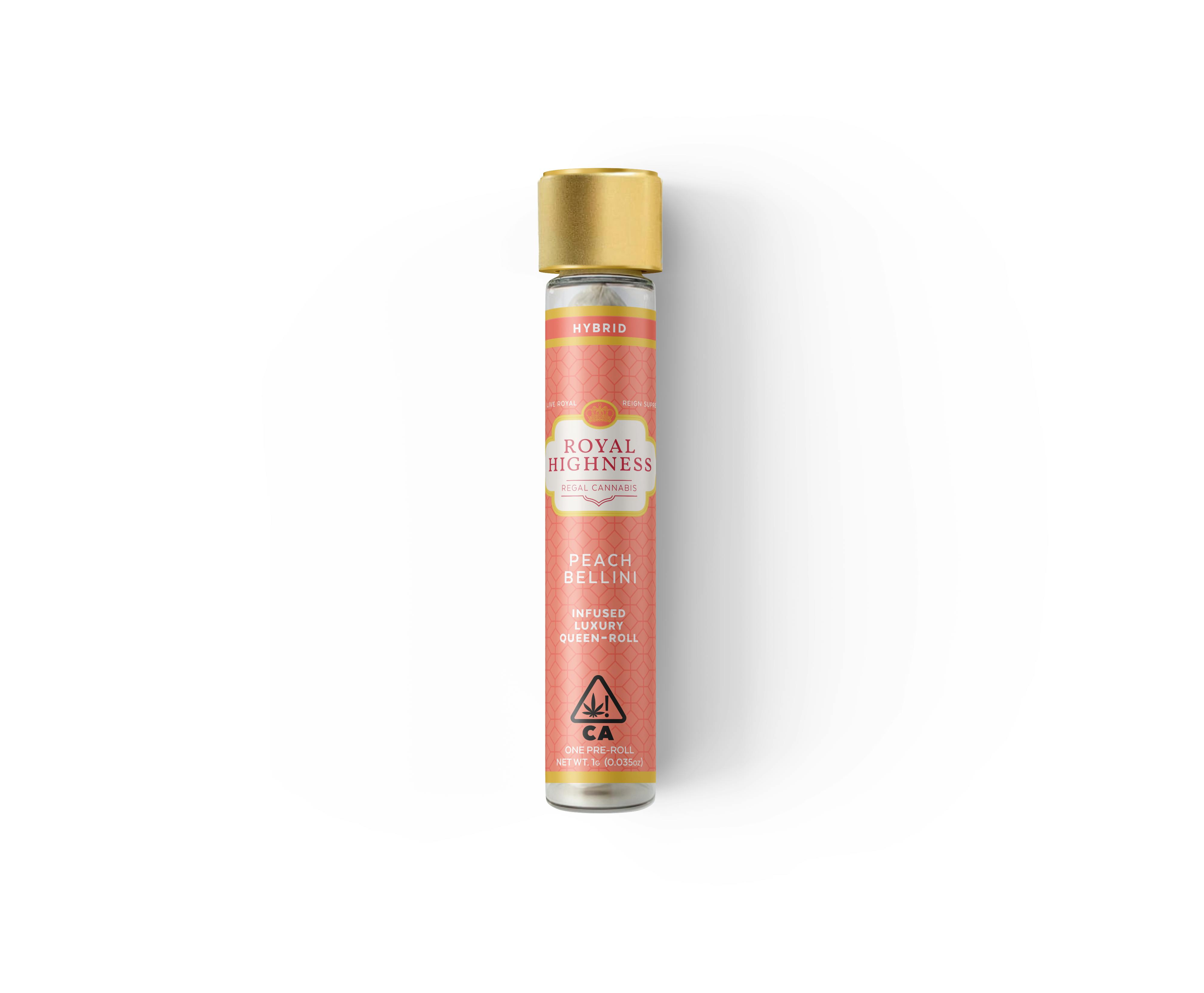 Royal Highness - Infused Luxury Queen-Roll Peach Bellini 1g - 1
