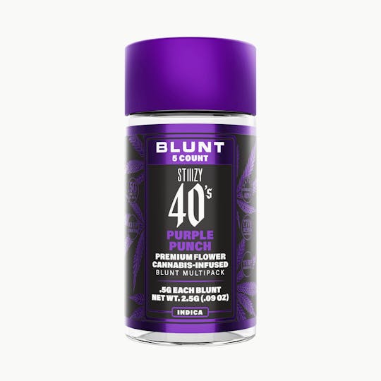 STIIIZY - - PURPLE PUNCH - .5G 40's Infused Mini Blunt 5 Pack - 1