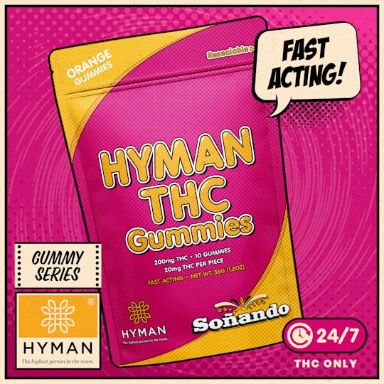 HYMAN - Soñando | ALL DAY • Fast Acting 200mg Gummies | HYMAN | MED - 1