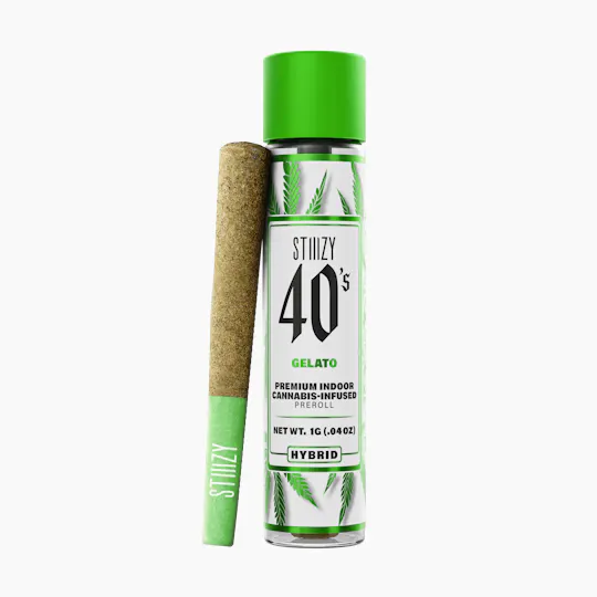STIIIZY - - GELATO - 1G 40's Infused Preroll - 1